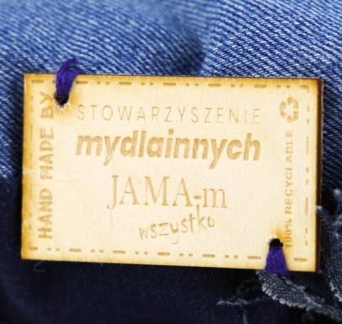 PODUSZKA NA KRZESŁO JEANS RECYKLING 40x40cm PODUSZKA NA KRZESŁO JEANS RECYKLING 40x40cm