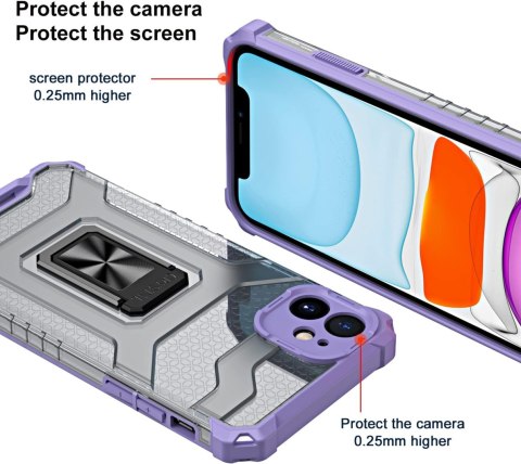 ZESTAW ETUI APPLE IPHONE 11 6.1' FIOLETOWE PANCERNE +1x SZKŁO HARTOWANE ZESTAW ETUI APPLE IPHONE 11 6.1' FIOLETOWE PANCERNE +1x SZKŁO HARTOWANE