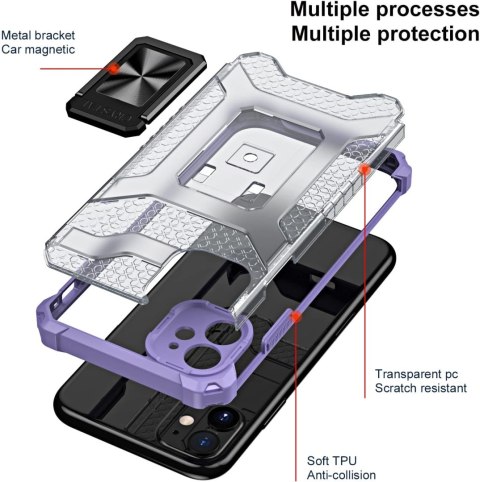 ZESTAW ETUI APPLE IPHONE 11 6.1' FIOLETOWE PANCERNE +1x SZKŁO HARTOWANE ZESTAW ETUI APPLE IPHONE 11 6.1' FIOLETOWE PANCERNE +1x SZKŁO HARTOWANE