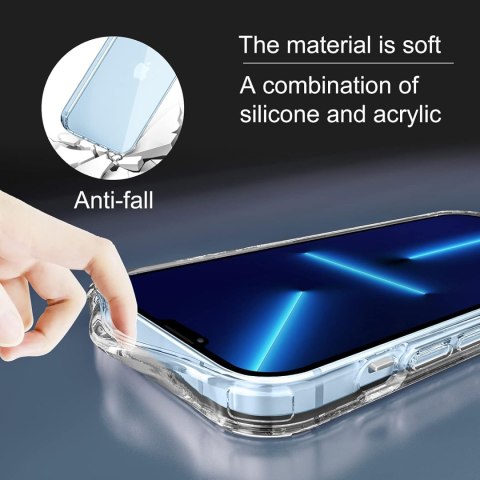 ZESTAW ETUI SILIKONOWE APPLE IPHONE 13 PRO MAX 6.7" +2x SZKŁO HARTOWANE