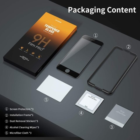 2x SZKŁO HARTOWANE 9H IPHONE 8/7/SE 2x SZKŁO HARTOWANE 9H IPHONE 8/7/SE