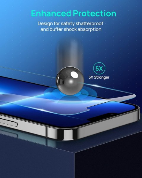 3x SZKŁO HARTOWANE 3D 9H DO IPHONE 13 PRO MAX 6.7' YIWEVEN PRZEZROCZYSTE 3x SZKŁO HARTOWANE 3D 9H DO IPHONE 13 PRO MAX 6.7' YIWEVEN PRZEZROCZYSTE