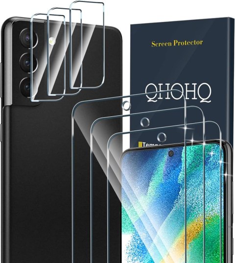 3x SZKŁO HARTOWANE SAMSUNG GALAXY S21 FE 5G +3x OCHRONA APARATU SM-G990B 3x SZKŁO HARTOWANE SAMSUNG GALAXY S21 FE 5G +3x OCHRONA APARATU SM-G990B