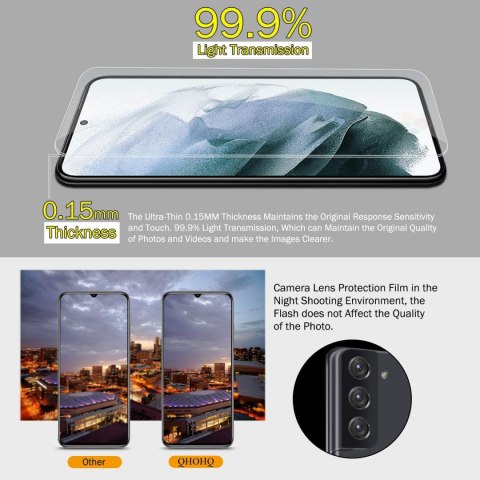 3x SZKŁO HARTOWANE SAMSUNG GALAXY S21 FE 5G +3x OCHRONA APARATU SM-G990B 3x SZKŁO HARTOWANE SAMSUNG GALAXY S21 FE 5G +3x OCHRONA APARATU SM-G990B