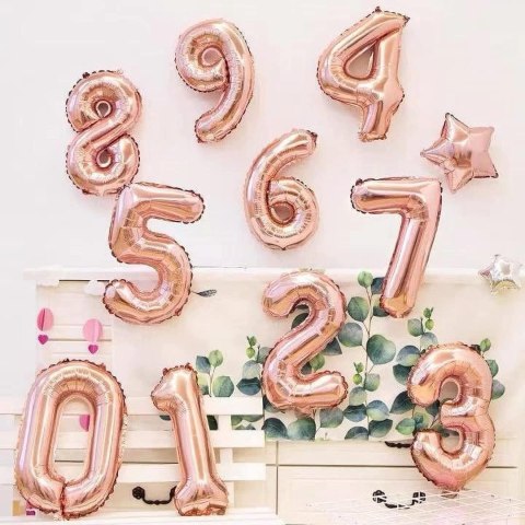 BALON WESELE URODZINY CYFRA 0 ROSE GOLD 40CM DUŻY BALON WESELE URODZINY CYFRA 0 ROSE GOLD 40CM DUŻY