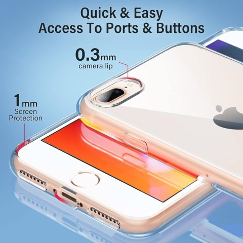 ETUI APPLE IPHONE 7 Plus/ 8 Plus SILIKONOWE BEZBARWNE BASIC ETUI APPLE IPHONE 7 Plus/ 8 Plus SILIKONOWE BEZBARWNE BASIC