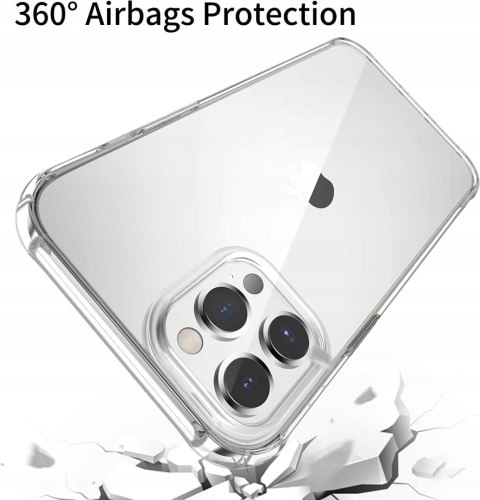 ETUI OCHRONNE CASE APPLE IPHONE 12 PRO PRZEZROCZYSTE SILIKONOWE WZMOCNIONE ETUI OCHRONNE CASE APPLE IPHONE 12 PRO PRZEZROCZYSTE SILIKONOWE WZMOCNIONE