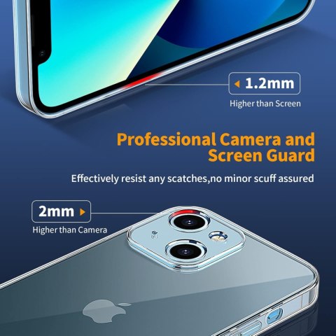 ETUI POKROWIEC DO APPLE IPHONE 13 BEZBARWNE SILIKONOWE +3x SZKŁO HARTOWANE ETUI POKROWIEC DO APPLE IPHONE 13 BEZBARWNE SILIKONOWE +3x SZKŁO HARTOWANE