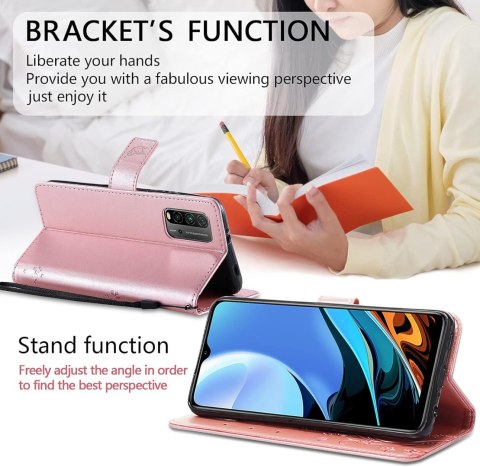 ETUI POKROWIEC XIAOMI REDMI 9T RÓŻOWE ZAMYKANE Z KLAPKĄ +2x SZKŁO HARTOWANE ETUI POKROWIEC XIAOMI REDMI 9T RÓŻOWE ZAMYKANE Z KLAPKĄ +2x SZKŁO HARTOWANE