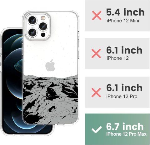 ETUI PRZEŹROCZYSTE APPLE IPHONE 12 PRO MAX 6.7' ETUI PRZEŹROCZYSTE APPLE IPHONE 12 PRO MAX 6.7'