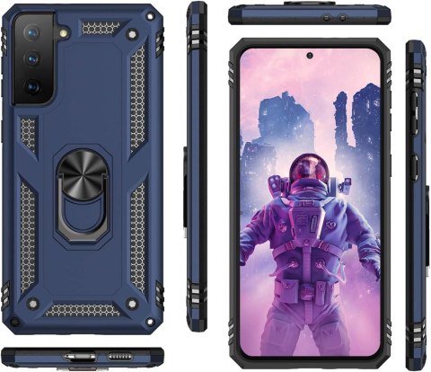 ETUI SAMSUNG GALAXY S21+ 5G GRANATOWE Z PODSTAWKĄ MOCNE SM-G996 ETUI SAMSUNG GALAXY S21+ 5G GRANATOWE Z PODSTAWKĄ MOCNE SM-G996