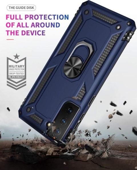 ETUI SAMSUNG GALAXY S21+ 5G GRANATOWE Z PODSTAWKĄ MOCNE SM-G996 ETUI SAMSUNG GALAXY S21+ 5G GRANATOWE Z PODSTAWKĄ MOCNE SM-G996