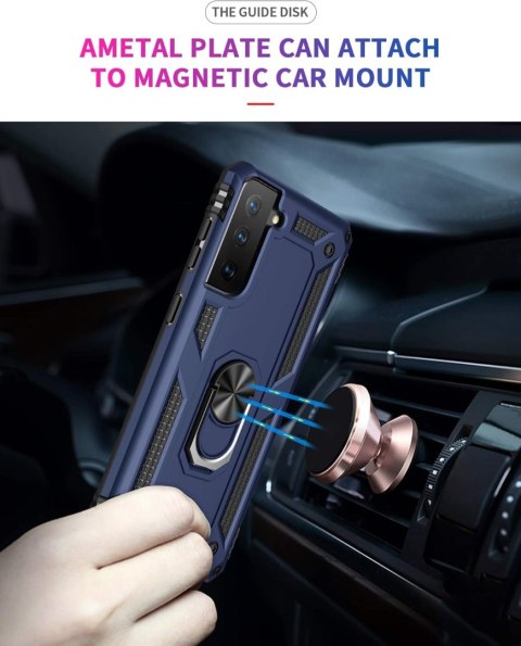 ETUI SAMSUNG GALAXY S21+ 5G GRANATOWE Z PODSTAWKĄ MOCNE SM-G996 ETUI SAMSUNG GALAXY S21+ 5G GRANATOWE Z PODSTAWKĄ MOCNE SM-G996