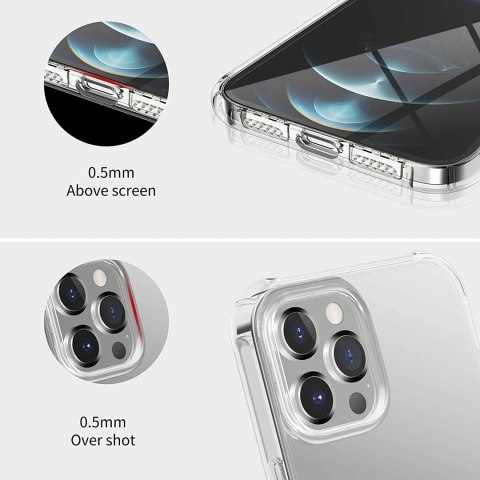 ETUI SILIKONOWE IPHONE 12 PRO MAX 6,7" BEZBARWNE WZMOCNIONE PLECKI ETUI SILIKONOWE IPHONE 12 PRO MAX 6,7" BEZBARWNE WZMOCNIONE PLECKI