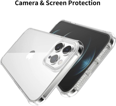 ETUI SILIKONOWE IPHONE 12 PRO MAX 6,7" BEZBARWNE WZMOCNIONE PLECKI ETUI SILIKONOWE IPHONE 12 PRO MAX 6,7" BEZBARWNE WZMOCNIONE PLECKI