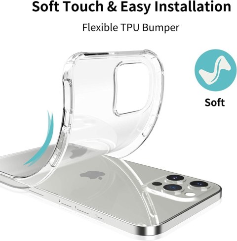 ETUI SILIKONOWE IPHONE 12 PRO MAX 6,7" BEZBARWNE WZMOCNIONE PLECKI ETUI SILIKONOWE IPHONE 12 PRO MAX 6,7" BEZBARWNE WZMOCNIONE PLECKI