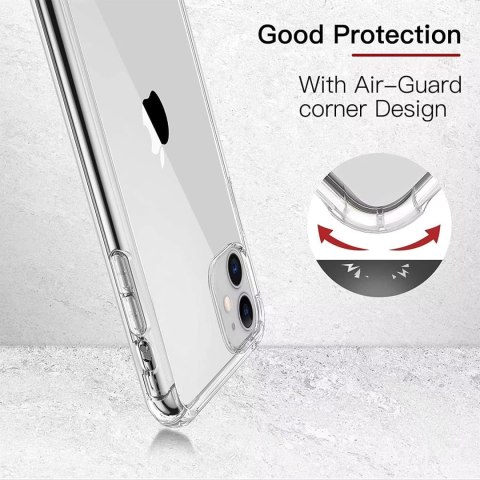 ETUI SILIKONOWE PRZEŹROCZYSTE IPHONE 11 6.1 CALA ETUI SILIKONOWE PRZEŹROCZYSTE IPHONE 11 6.1 CALA