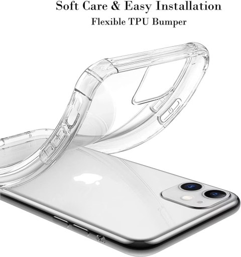 ETUI SILIKONOWE PRZEŹROCZYSTE IPHONE 11 6.1 CALA ETUI SILIKONOWE PRZEŹROCZYSTE IPHONE 11 6.1 CALA