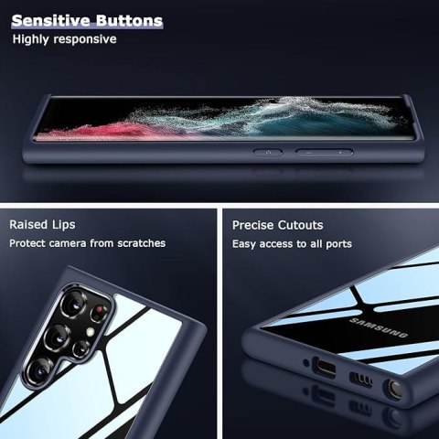 ETUI SILIKONOWE PRZEŹROCZYSTE SAMSUNG GALAXY S22 ULTRA