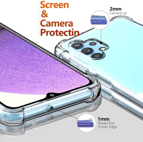 ETUI SILIKONOWE SAMSUNG GALAXY A32 5G/M32 5G 2x SZKŁO HARTOWANE ETUI SILIKONOWE SAMSUNG GALAXY A32 5G/M32 5G 2x SZKŁO HARTOWANE
