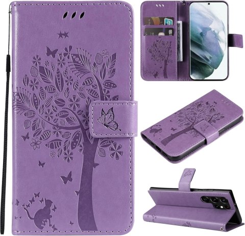 ETUI Z KLAPKĄ FIOLETOWE SAMSUNG GALAXY S22 ULTRA 5G LEKKIE MOCNE SM-S908 ETUI Z KLAPKĄ FIOLETOWE SAMSUNG GALAXY S22 ULTRA 5G LEKKIE MOCNE SM-S908
