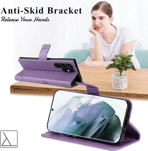 ETUI Z KLAPKĄ FIOLETOWE SAMSUNG GALAXY S22 ULTRA 5G LEKKIE MOCNE SM-S908 ETUI Z KLAPKĄ FIOLETOWE SAMSUNG GALAXY S22 ULTRA 5G LEKKIE MOCNE SM-S908