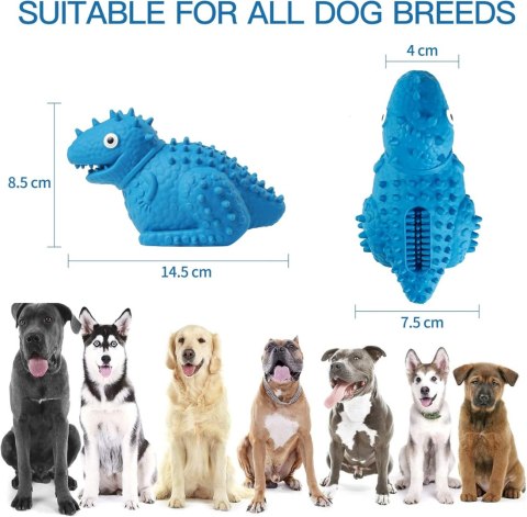 GRYZAK ZABAWKA DLA PSA NIEBIESKI DINOZAUR TOOZEY GRYZAK ZABAWKA DLA PSA NIEBIESKI DINOZAUR TOOZEY