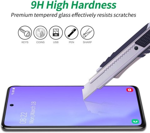 SZKŁO HARTOWANE 9H TELEFONU SAMSUNG GALAXY A51 SOLIDNE WYTRZYMAŁE 3 SZTUKI