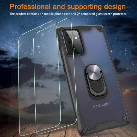 ZESTAW ETUI SILIKONOWE SAMSUNG GALAXY A72 +2x SZKŁO HARTOWANE ZESTAW ETUI SILIKONOWE SAMSUNG GALAXY A72 +2x SZKŁO HARTOWANE