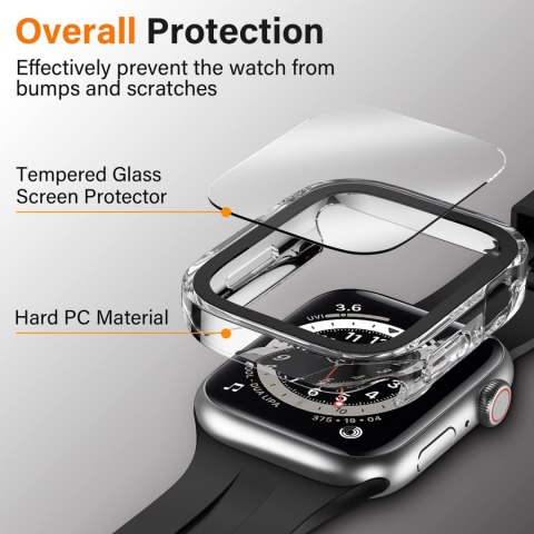 2x ETUI APPLE IWATCH SERII 6/5/4/SE 40mm PRZEZROCZYSTE OCHRONA EKRANU 2x ETUI APPLE IWATCH SERII 6/5/4/SE 40mm PRZEZROCZYSTE OCHRONA EKRANU