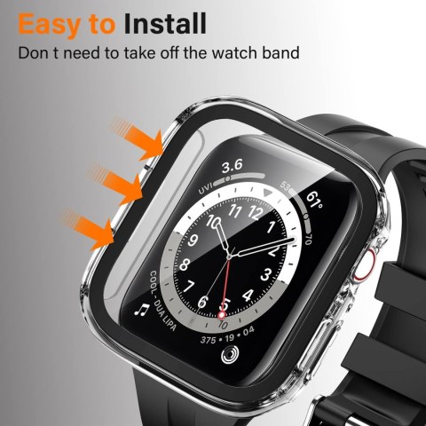 2x ETUI APPLE IWATCH SERII 6/5/4/SE 40mm PRZEZROCZYSTE OCHRONA EKRANU 2x ETUI APPLE IWATCH SERII 6/5/4/SE 40mm PRZEZROCZYSTE OCHRONA EKRANU