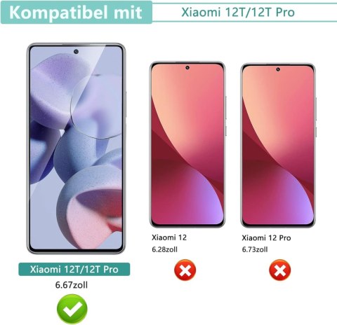 2x SZKŁO HARTOWANE XIAOMI 12T/ 12T PRO OCHRONA EKRANU WYTRZYMAŁE SOLIDNE 2x SZKŁO HARTOWANE XIAOMI 12T/ 12T PRO OCHRONA EKRANU WYTRZYMAŁE SOLIDNE