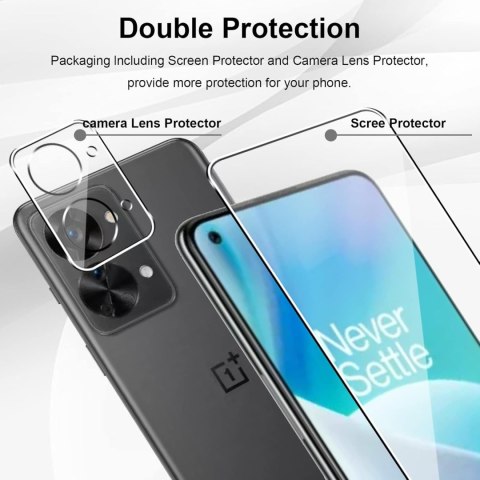 2x SZKŁO HARTOWANE ONEPLUS NORD 2T WYSOKA OCHRONA +2x SZKŁO NA APARAT