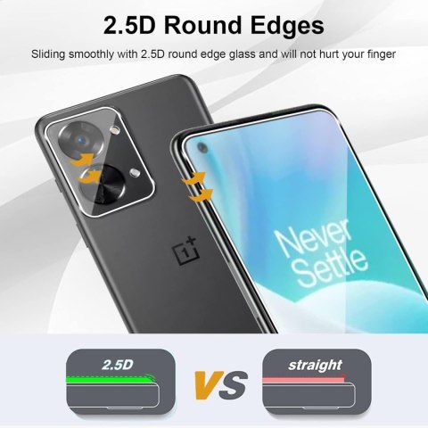 2x SZKŁO HARTOWANE ONEPLUS NORD 2T WYSOKA OCHRONA +2x SZKŁO NA APARAT