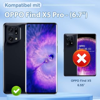 2x SZKŁO HARTOWANE OPPO FIND X5 PRO WYSOKA OCHRONA WYTRZYMAŁE SOLIDNE