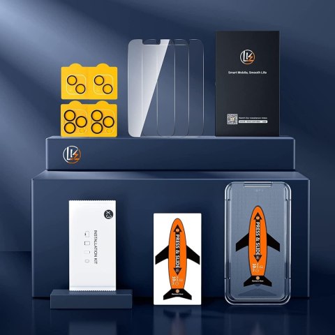 3x SZKŁO HARTOWANE IPHONE 13 PRO MAX/14 MAX/14 Plus 3x SZKŁO HARTOWANE IPHONE 13 PRO MAX/14 MAX/14 Plus