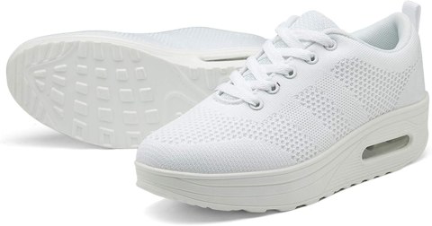 BUTY DO BIEGANIA CHODZENIA LEKKIE BIAŁE FITNESS TRENING R.41 BUTY DO BIEGANIA CHODZENIA LEKKIE BIAŁE FITNESS TRENING R.41