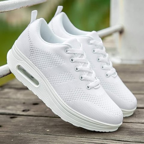 BUTY DO BIEGANIA CHODZENIA LEKKIE BIAŁE FITNESS TRENING R.41 BUTY DO BIEGANIA CHODZENIA LEKKIE BIAŁE FITNESS TRENING R.41