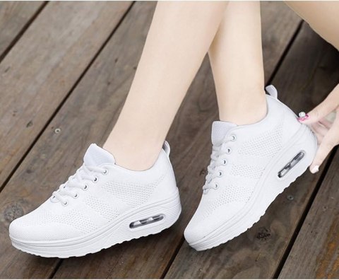BUTY DO BIEGANIA CHODZENIA LEKKIE BIAŁE FITNESS TRENING R.41 BUTY DO BIEGANIA CHODZENIA LEKKIE BIAŁE FITNESS TRENING R.41