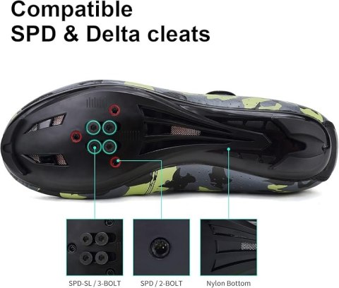 BUTY ROWEROWE MĘSKIE SPD MTB SZOSOWE GÓRSKIE UNISEX R.46 BUTY ROWEROWE MĘSKIE SPD MTB SZOSOWE GÓRSKIE UNISEX R.46
