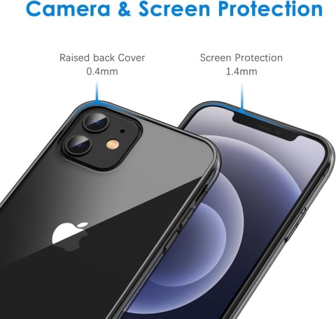 ETUI APPLE IPHONE 12 MINI PRZEZROCZYSTE PLECKI CZARNA RAMKA ETUI APPLE IPHONE 12 MINI PRZEZROCZYSTE PLECKI CZARNA RAMKA