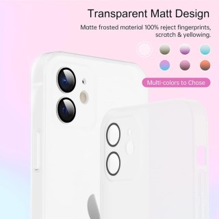 ETUI APPLE IPHONE 12 PRZEZROCZYSTE MLECZNE BIAŁE OCHRONNE WYTRZYMAŁE
