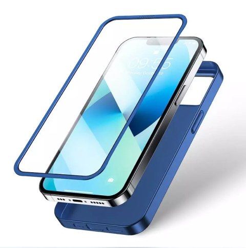ETUI APPLE IPHONE 13 BUMPER GRANATOWE CIEMNE 360 WYTRZYMAŁE OCHRONA EKRANU ETUI APPLE IPHONE 13 BUMPER GRANATOWE CIEMNE 360 WYTRZYMAŁE OCHRONA EKRANU