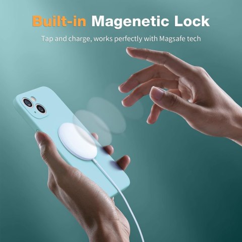 ETUI APPLE IPHONE 13 PRO NIEBIESKIE MAGSAFE SOLIDNE + 2x SZKŁO HARTOWANE ETUI APPLE IPHONE 13 PRO NIEBIESKIE MAGSAFE SOLIDNE + 2x SZKŁO HARTOWANE