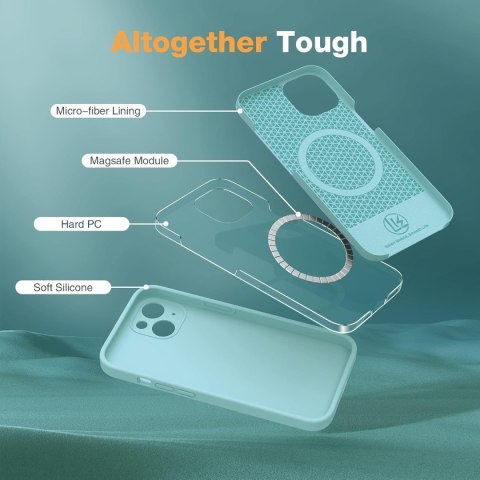 ETUI APPLE IPHONE 13 PRO NIEBIESKIE MAGSAFE SOLIDNE + 2x SZKŁO HARTOWANE ETUI APPLE IPHONE 13 PRO NIEBIESKIE MAGSAFE SOLIDNE + 2x SZKŁO HARTOWANE