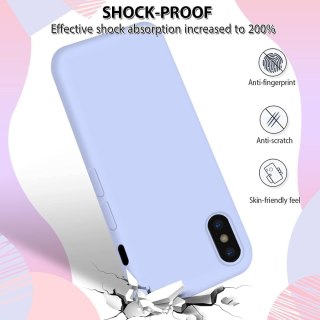 ETUI APPLE IPHONE XS BŁĘKITNE PLECKI WYSOKA OCHRONA SOLIDNE WYTRZYMAŁE