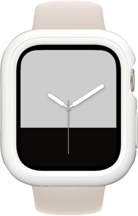ETUI APPLE IWATCH SERII 6/5/4/ 44mm BIAŁA RAMKA WYSOKA OCHRONA SOLIDNE ETUI APPLE IWATCH SERII 6/5/4/ 44mm BIAŁA RAMKA WYSOKA OCHRONA SOLIDNE