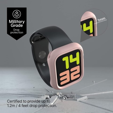 ETUI APPLE IWATCH SERII 6/5/4 44mm CZARNA RAMKA WYSOKA OCHRONA SOLIDNE ETUI APPLE IWATCH SERII 6/5/4 44mm CZARNA RAMKA WYSOKA OCHRONA SOLIDNE