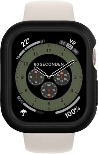 ETUI APPLE IWATCH SERII 9/8/7/ 41mm CZARNA RAMKA WYSOKA OCHRONA SOLIDNE
