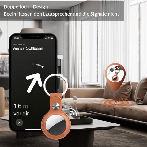ETUI CASE NA APPLE AIRTAG 4 KOLORY ZAWIESZKI IMITACJA SKÓRY BRELOK ETUI CASE NA APPLE AIRTAG 4 KOLORY ZAWIESZKI IMITACJA SKÓRY BRELOK